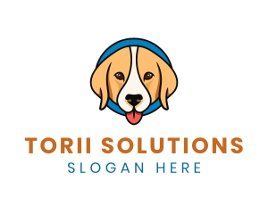 Cute Animal Pet Care logo design