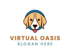 Cute Animal Pet Care logo design