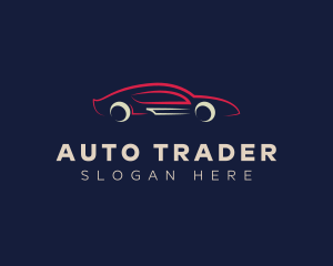 Dealer - Minimalist Fast Car logo design