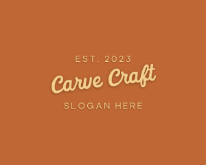 Cursive Craft Store logo design