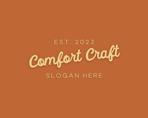 Cursive Craft Store logo design