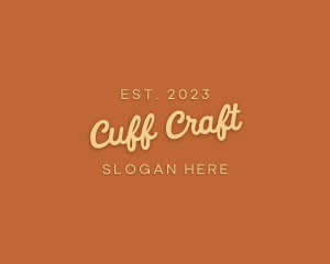 Cursive Craft Store logo design