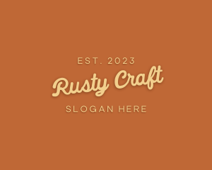 Cursive Craft Store logo design