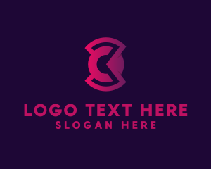 Business Solutions - Technology Modern Letter C logo design