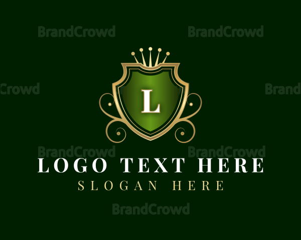 Royal Crown Shield Luxury Logo