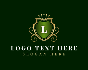 Luxury - Royal Crown Shield Luxury logo design