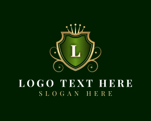 Jewelry - Royal Crown Shield Luxury logo design