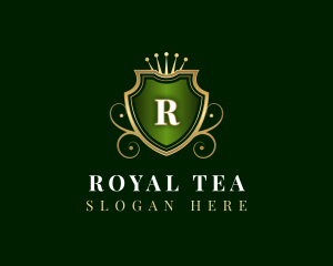 Royal Crown Shield Luxury logo design