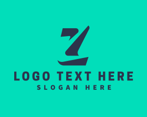 Negative Space - Generic Business Letter Z logo design