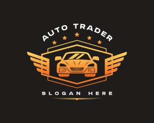 Dealer - Car Auto Wings logo design
