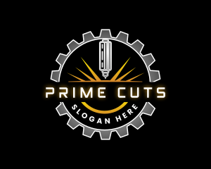 CNC Laser Machinery logo design