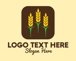 Field - Corn Grain Mobile App logo design