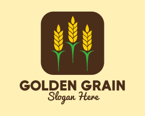 Grain - Corn Grain Mobile App logo design