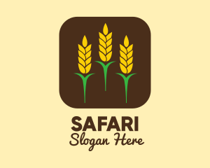 Barn - Corn Grain Mobile App logo design