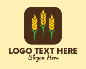 Corn - Corn Grain Mobile App logo design