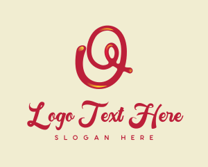 Vlogger - Glossy Ink Liquid logo design