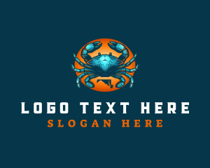 Steamed Crab - Maryland Blue Crab logo design