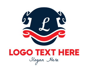 Lettermark - Royalty Emblem Lettermark logo design