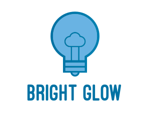 Lighting - Cloud Light Bulb logo design