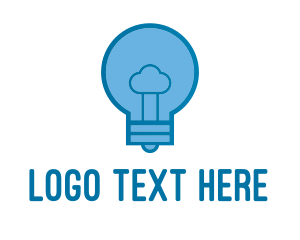 Cloud Light Bulb Logo