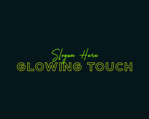 Neon Glow Business logo design