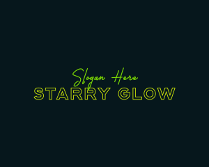 Neon Glow Business logo design