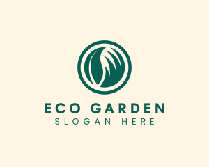 Leaf Grass Gardening logo design