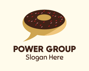 Patisserie - Donut Delivery Chat logo design