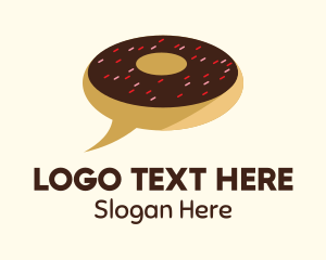 Donut Delivery Chat Logo