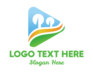 Ecology - Park Landscape Media logo design