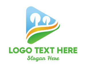 Tree - Park Landscape Media logo design