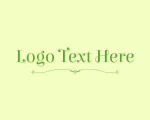 Font - Natural Healthy Brand logo design