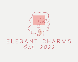 Woman Jewelry Fashion logo design