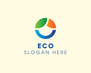 Modern Eco Circle logo design