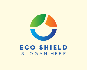 Modern Eco Circle logo design