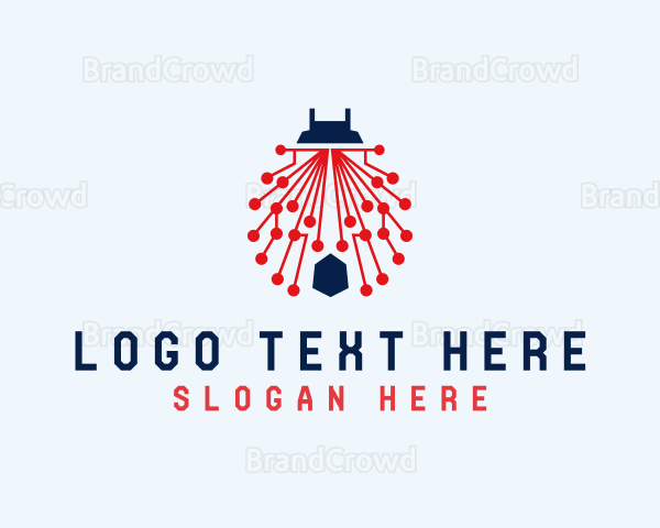 Digital Circuit Ladybug Logo