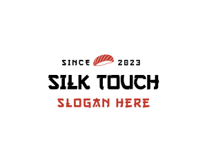 Texture - Sushi Bar Wordmark logo design