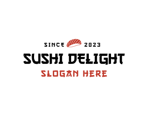 Sushi - Sushi Bar Wordmark logo design