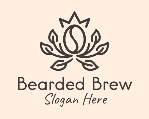 Brewed Coffee Outline logo design