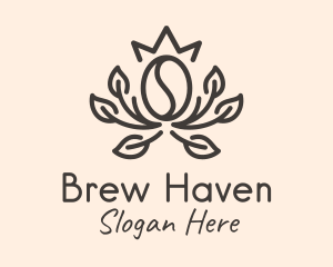 Brewed Coffee Outline logo design