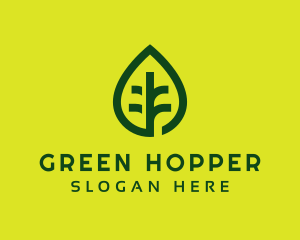 Green Leaf Nature logo design