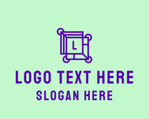 Letter - Digital Tech Box logo design
