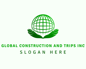 Global Support Hand logo design