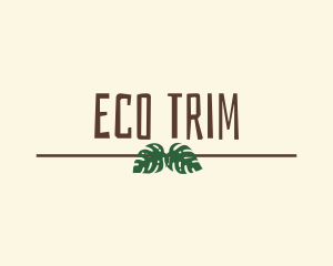 Jungle Eco Leaves  logo design