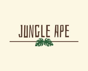 Jungle Eco Leaves  logo design