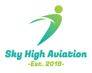 Aviation Skydiving Glider  logo design