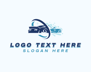 Clean - Car Wash Cleaning logo design