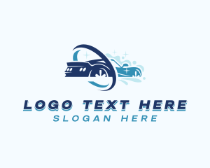 Auto - Car Wash Cleaning logo design