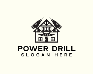 Builder Drill Renovation logo design