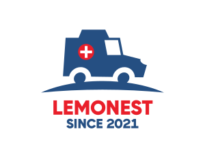 Blue - Medical Emergency Hospital Ambulance logo design